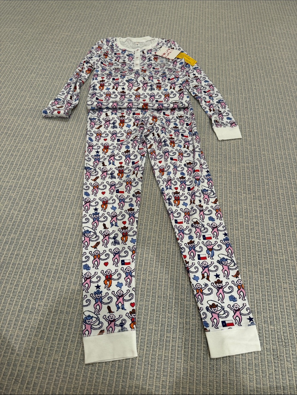 Roller Rabbit Kids Texas monkey pajamas